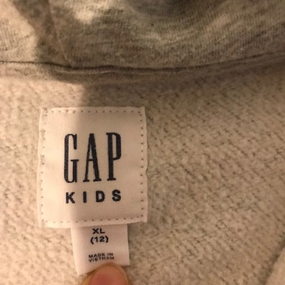 Gap kids zip up hoodies size L (10) and XL (12) - Picture 2 of 3